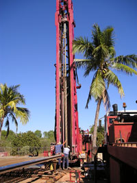 Water supply drilling